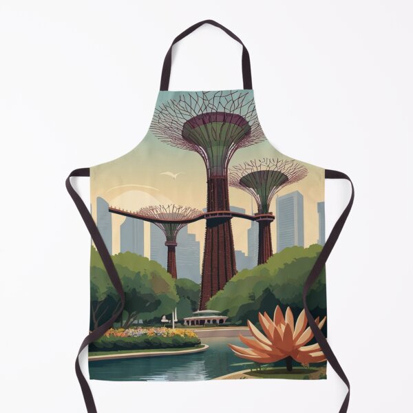 Item preview, 001 Vintage Gardens By The Bay Travel Poster Design designed and sold by Alexis Art Collection.
