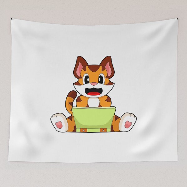 Item preview, Tiger Laptop designed and sold by Snabdesign84.
