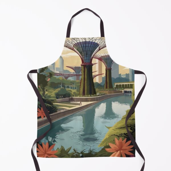 Item preview, 002 Vintage Gardens By The Bay Travel Poster Design designed and sold by Alexis Art Collection.