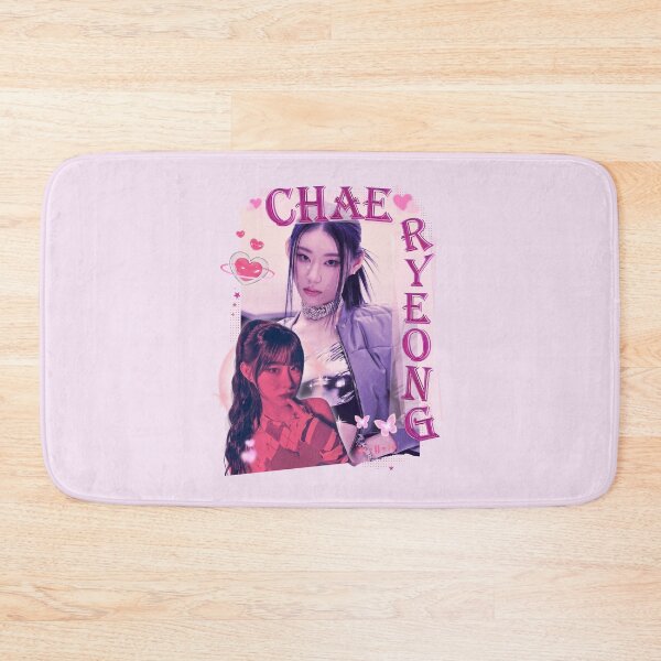 Item preview, ITZY Chaeryeong Pink Magenta K-Pop Collage Design designed and sold by AJUNICE STUDIO.