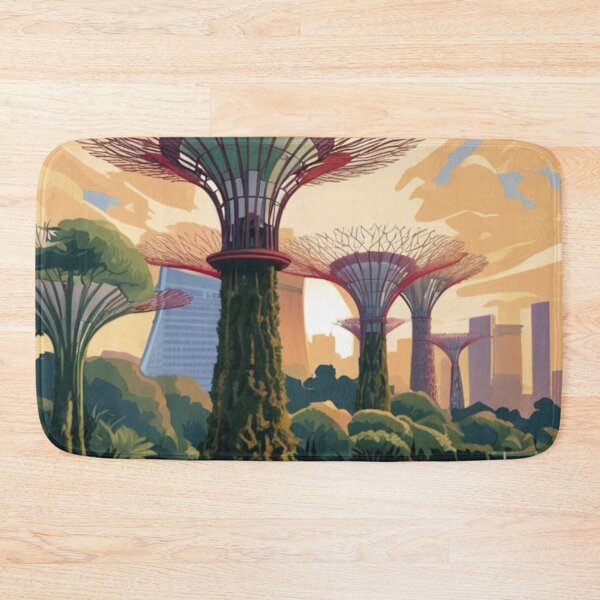 Item preview, 004 Vintage Gardens By The Bay Travel Poster Design designed and sold by Alexis Art Collection.