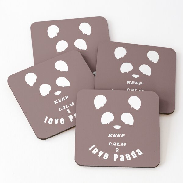 Item preview, Keep calm and love panda designed and sold by Telegant.