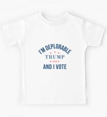 Deplorable And I Vote Kids Tee