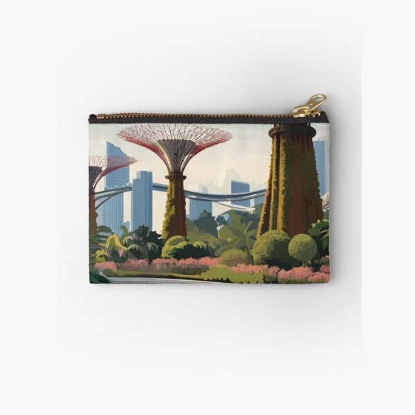 Item preview, 006 Vintage Gardens By The Bay Travel Poster Design designed and sold by Alexis Art Collection.