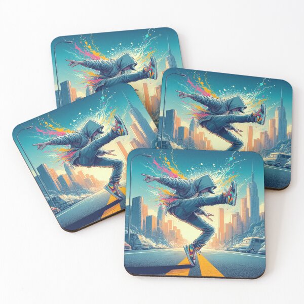 Item preview, B-boy graffiti on Street cityscape. designed and sold by Nanthanon.