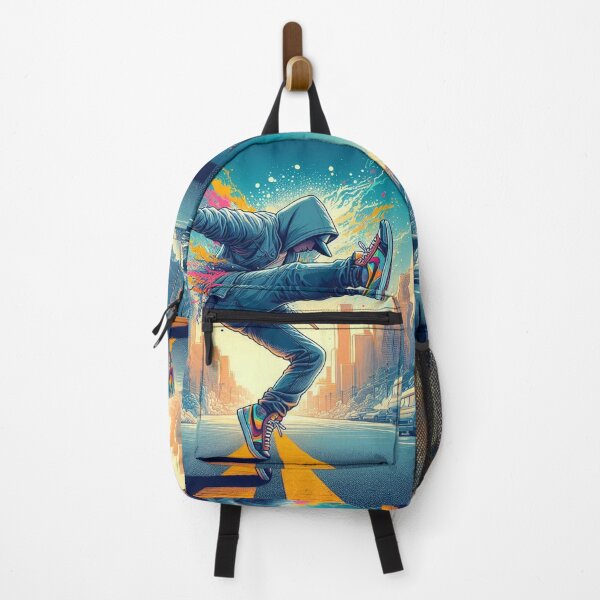 Item preview, B-boy graffiti on Street cityscape. designed and sold by Nanthanon.