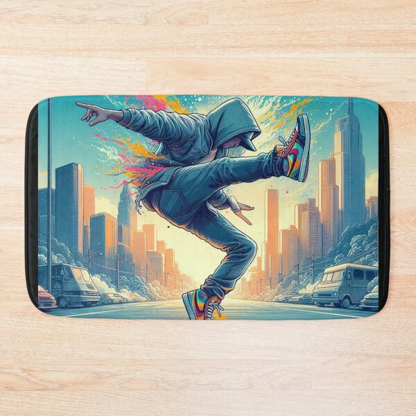 Item preview, B-boy graffiti on Street cityscape. designed and sold by Nanthanon.
