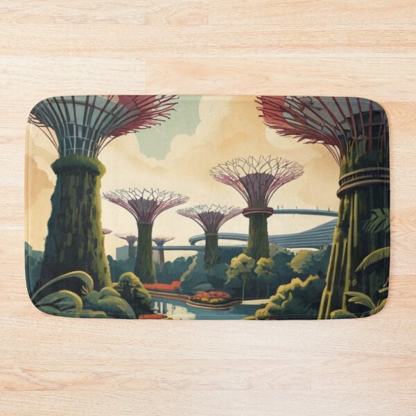 Item preview, 007 Vintage Gardens By The Bay Travel Poster Design designed and sold by Alexis Art Collection.