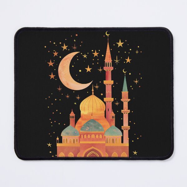 Item preview, Spiritual Mosque in Moonlight: Muslim Serenity Eid al-Fitr,Eid al-Adha designed and sold by Tellingmoon.