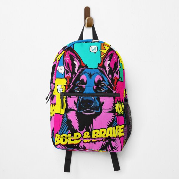 Item preview, Bold Colors, Brave Heart German Shepherd Pop Art designed and sold by Cute-Cuddles.