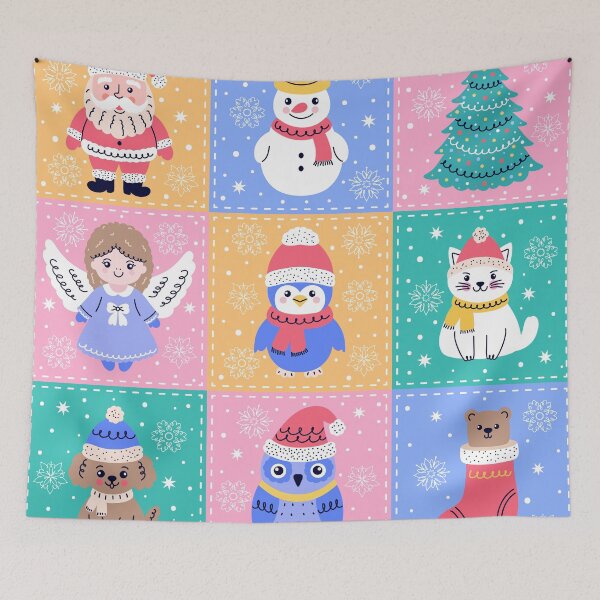 Item preview,  Festive Christmas  pattern  designed and sold by kiyanochka.