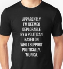 Deplorable Apparently Unisex T-Shirt