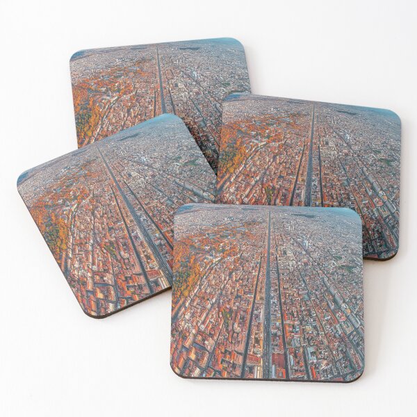 Item preview, Aerial View of a Cityscape Divided by a Long Road designed and sold by landletsy.