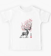 Sakura Deer Kids Tee