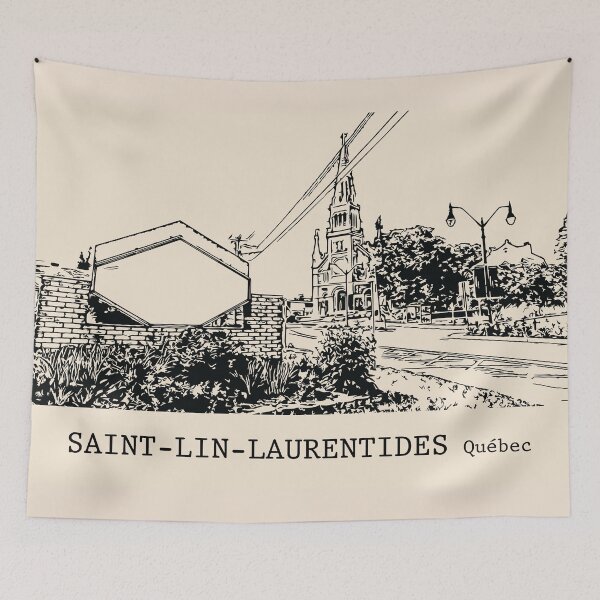 Item preview, Saint-Lin-Laurentides Québec designed and sold by Lakeric Cityscapes.