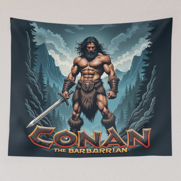 Item preview, Conan the Fierce Warrior designed and sold by urbsrepublic.