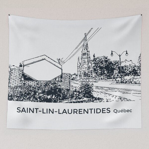 Item preview, Saint-Lin-Laurentides Québec designed and sold by Lakeric Cityscapes.