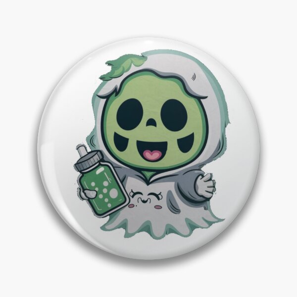 Item preview, green acid baby ghost  designed and sold by bukajart.