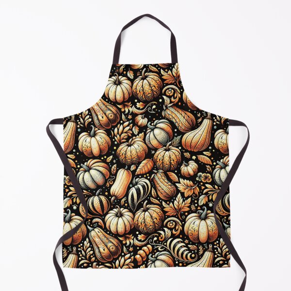 Item preview, Pumpkin Pattern, black, texture with Pumpkin, textile with floral orange and black, cute Halloween designed and sold by Collagedream.