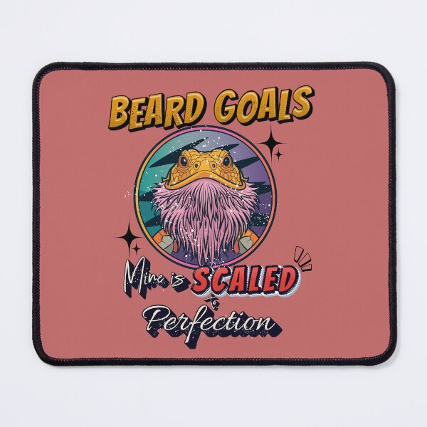 Item preview, Retro Bearded Dragon Beard Goals - Scaled to Perfection designed and sold by gk-creations.