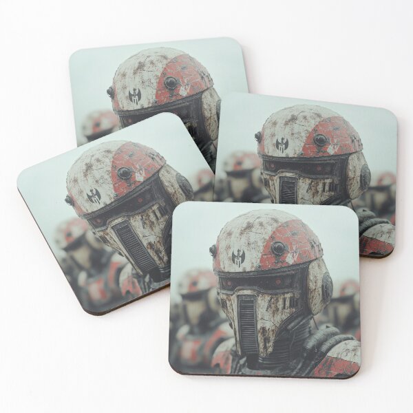 Item preview, Battle-Worn Robot Soldier in a Futuristic Army designed and sold by landletsy.