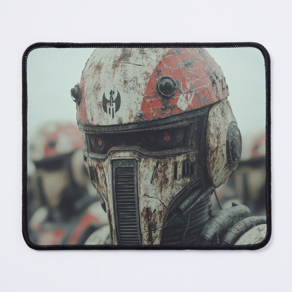 Item preview, Battle-Worn Robot Soldier in a Futuristic Army designed and sold by landletsy.