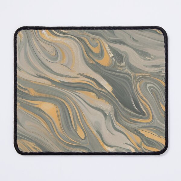 Item preview, Yellow and Grey Marble designed and sold by BubbleGalaxy.
