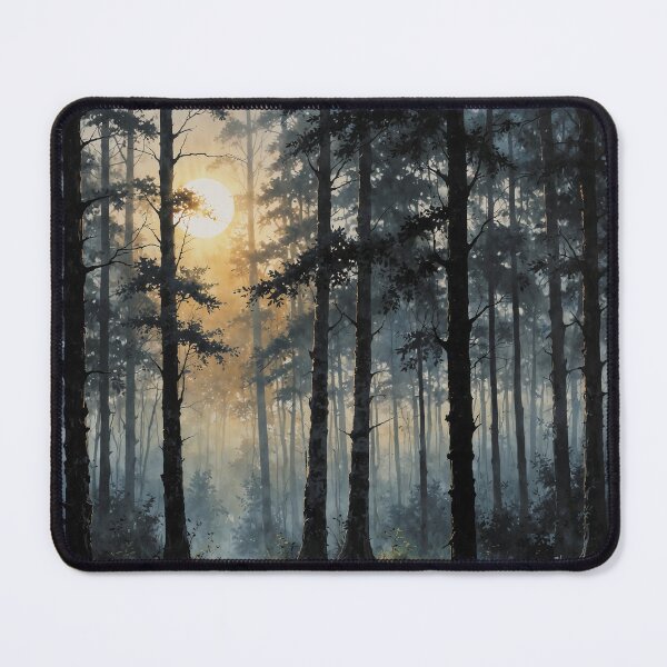Item preview, Forest - Oil painting calm landscapes designed and sold by cvisionarts.