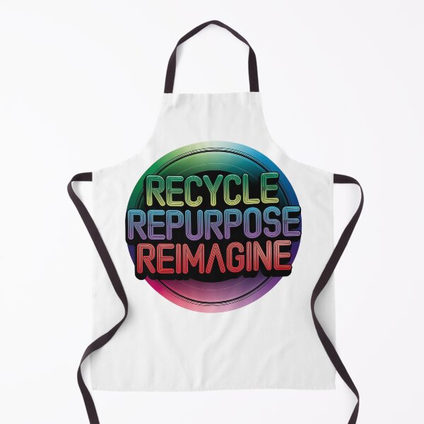 Item preview, Colorful Recycle Repurpose Reimagine | Environmental | Earth Day designed and sold by PinkGoddessLove.