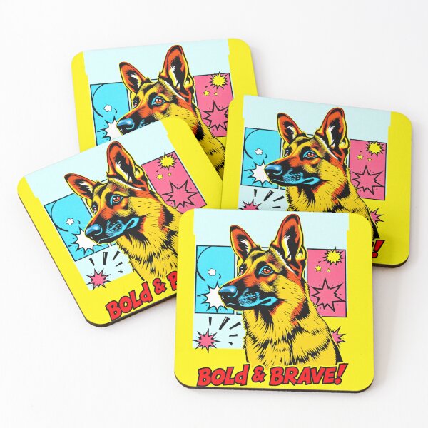 Item preview, Super Shepherd Bold & Brave In Comic Style designed and sold by Cute-Cuddles.