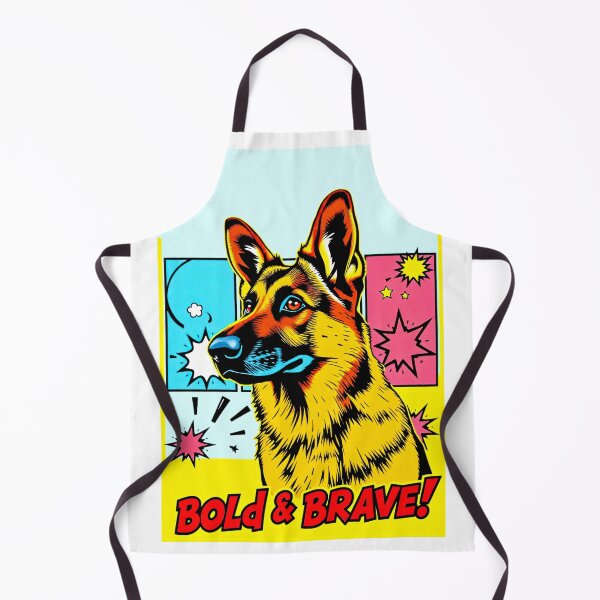 Item preview, Super Shepherd Bold & Brave In Comic Style designed and sold by Cute-Cuddles.