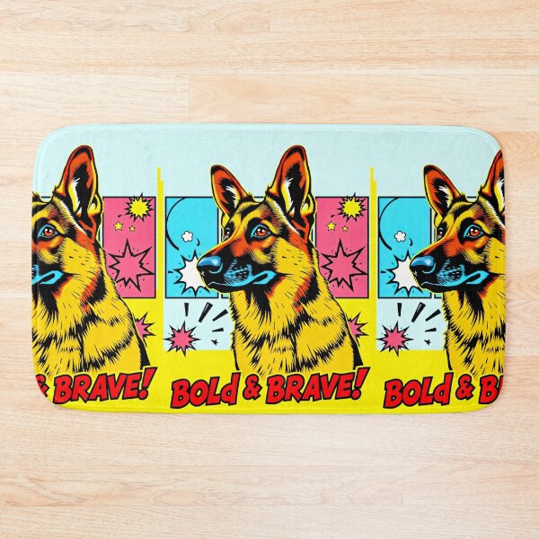 Item preview, Super Shepherd Bold & Brave In Comic Style designed and sold by Cute-Cuddles.