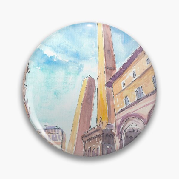 Item preview, The Amazing Two Towers in Bologna Emilia Romagna Italy designed and sold by artshop77.