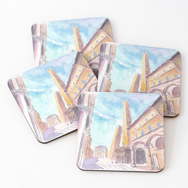 Item preview, The Amazing Two Towers in Bologna Emilia Romagna Italy designed and sold by artshop77.