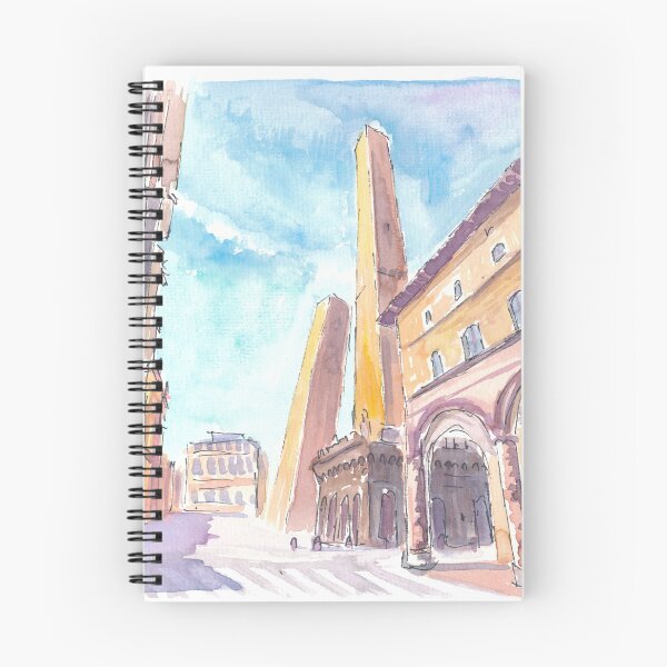 Item preview, The Amazing Two Towers in Bologna Emilia Romagna Italy designed and sold by artshop77.