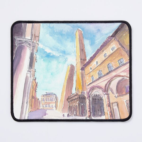 Artikelvorschau, Die erstaunlichen zwei Türme in Bologna, Emilia Romagna, Italien entworfen und verkauft von artshop77.