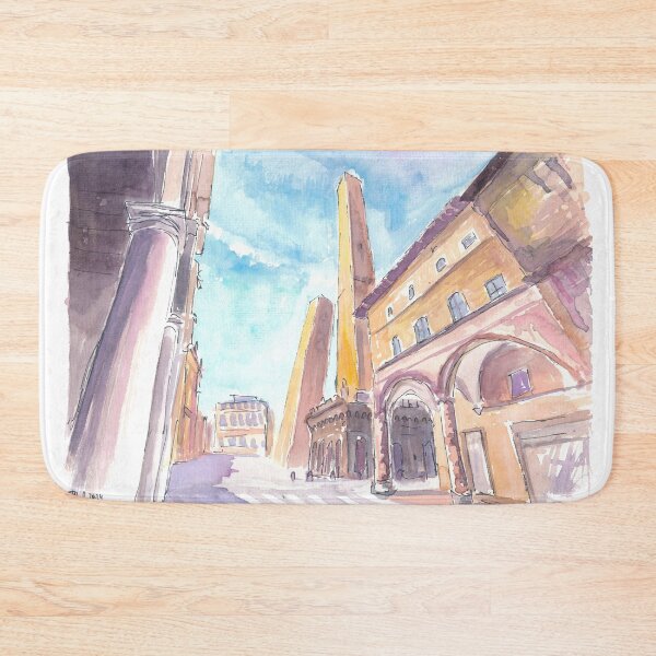 Item preview, The Amazing Two Towers in Bologna Emilia Romagna Italy designed and sold by artshop77.