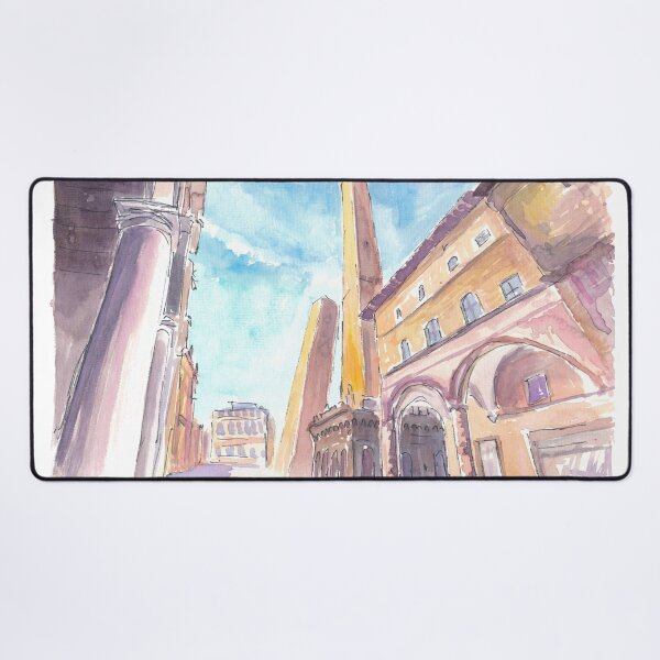Item preview, The Amazing Two Towers in Bologna Emilia Romagna Italy designed and sold by artshop77.
