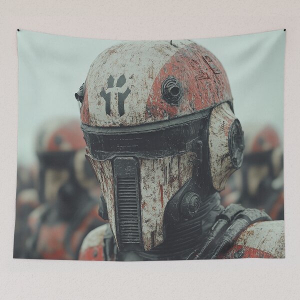 Item preview, Weathered Futuristic Soldier in Robotic Armour designed and sold by landletsy.