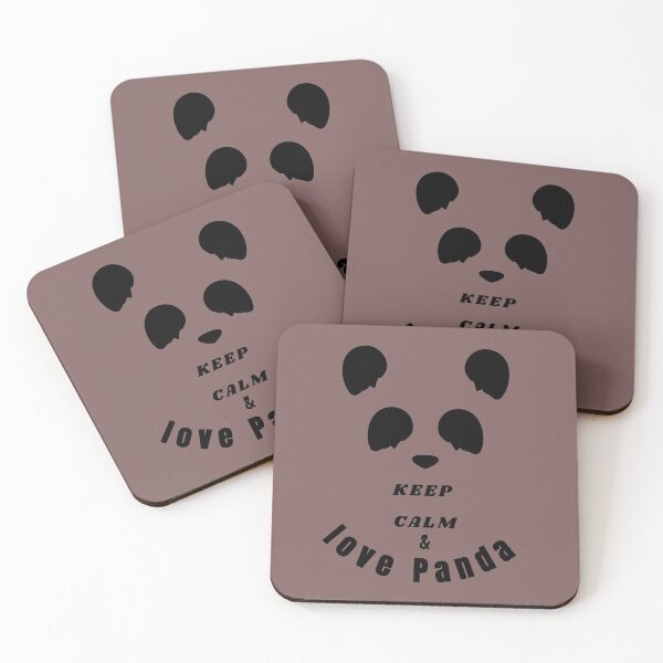 Item preview, Copy of Keep calm and love panda (black) designed and sold by Telegant.