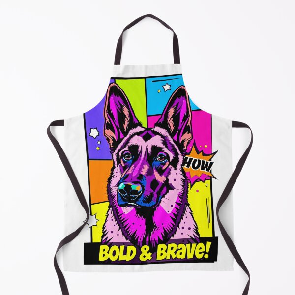 Item preview, Vibrant Hero German Shepherd Pop Art designed and sold by Cute-Cuddles.