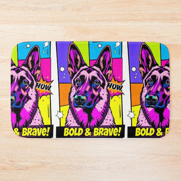 Item preview, Vibrant Hero German Shepherd Pop Art designed and sold by Cute-Cuddles.
