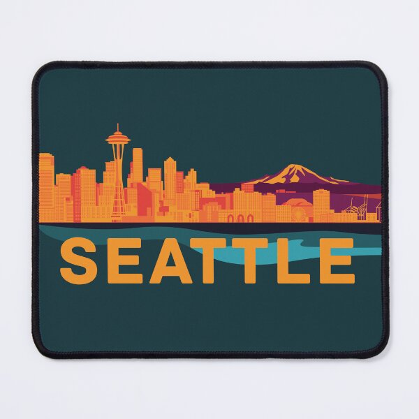 Item preview, Abstract Seattle Cityscape designed and sold by SkySlate.