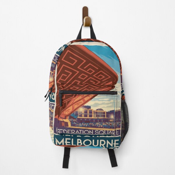 Item preview, Melbourne Vintage Travel Poster designed and sold by TravelerRat.