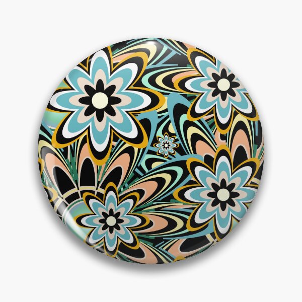 Item preview, Bold Retro Floral Explosion designed and sold by SportyAndArtful.