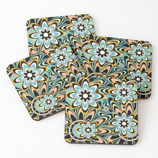 Item preview, Bold Retro Floral Explosion designed and sold by SportyAndArtful.