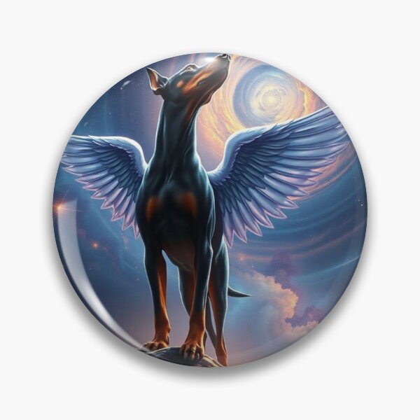 Item preview, Doberman dog with wings heaven designed and sold by Cottageshop.