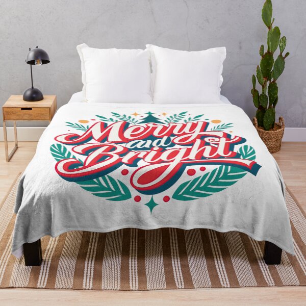 Item preview, merry and bright designed and sold by Ismartista.