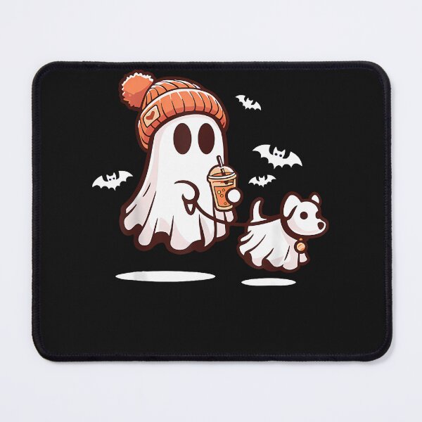 Item preview, Ghost With Walking Dog Halloween T-Shirt designed and sold by bonnetiasg.