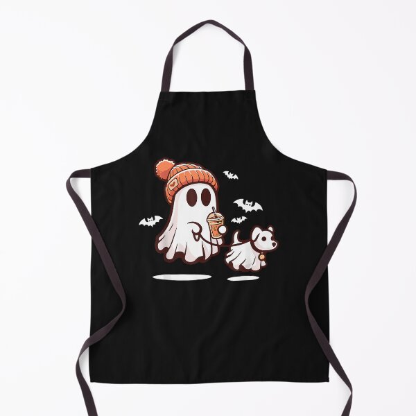 Item preview, Ghost With Walking Dog Halloween T-Shirt designed and sold by bonnetiasg.